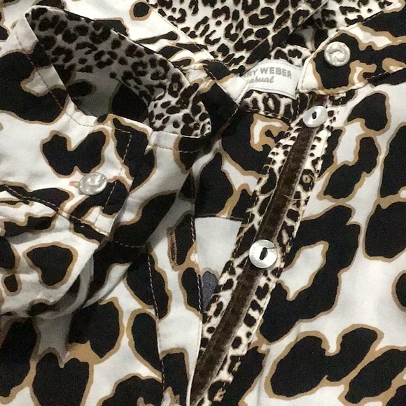 ANIMAL PRINT BUTTON DOWN BY GERRY WEBER - Picture 6 of 6